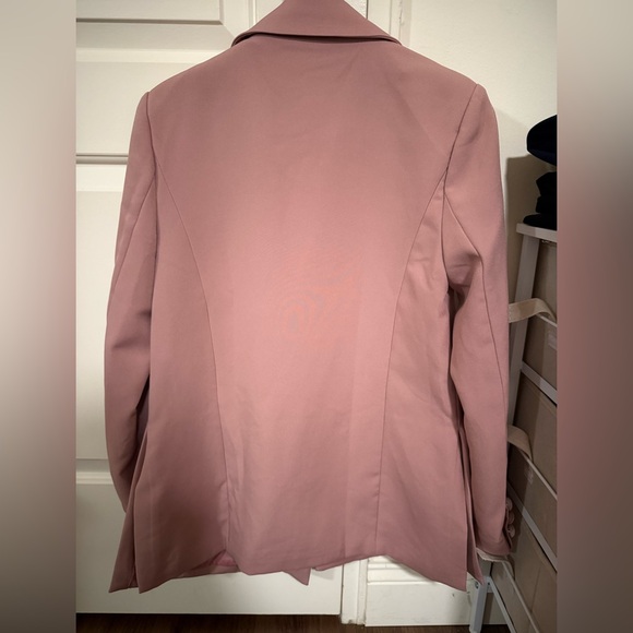 0 missguided oversized mauve pink blazer - Picture 3 of 5